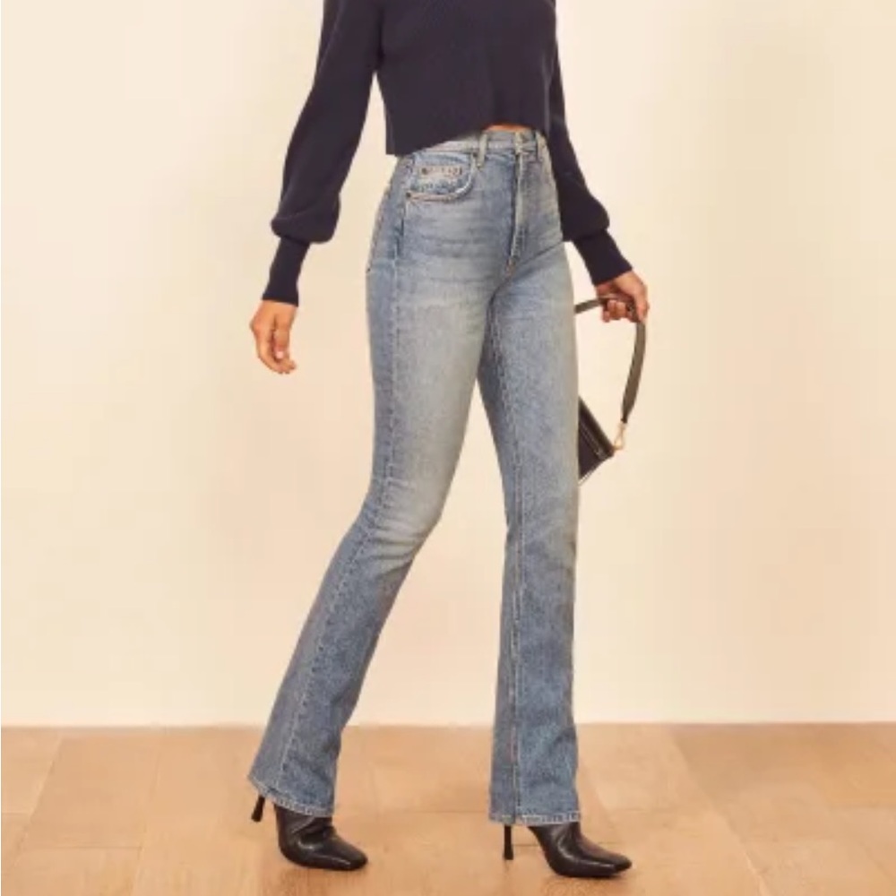 Reformation Peyton High Rise Bootcut Jeans 27